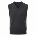 The Mayfair Charcoal Knit Vest