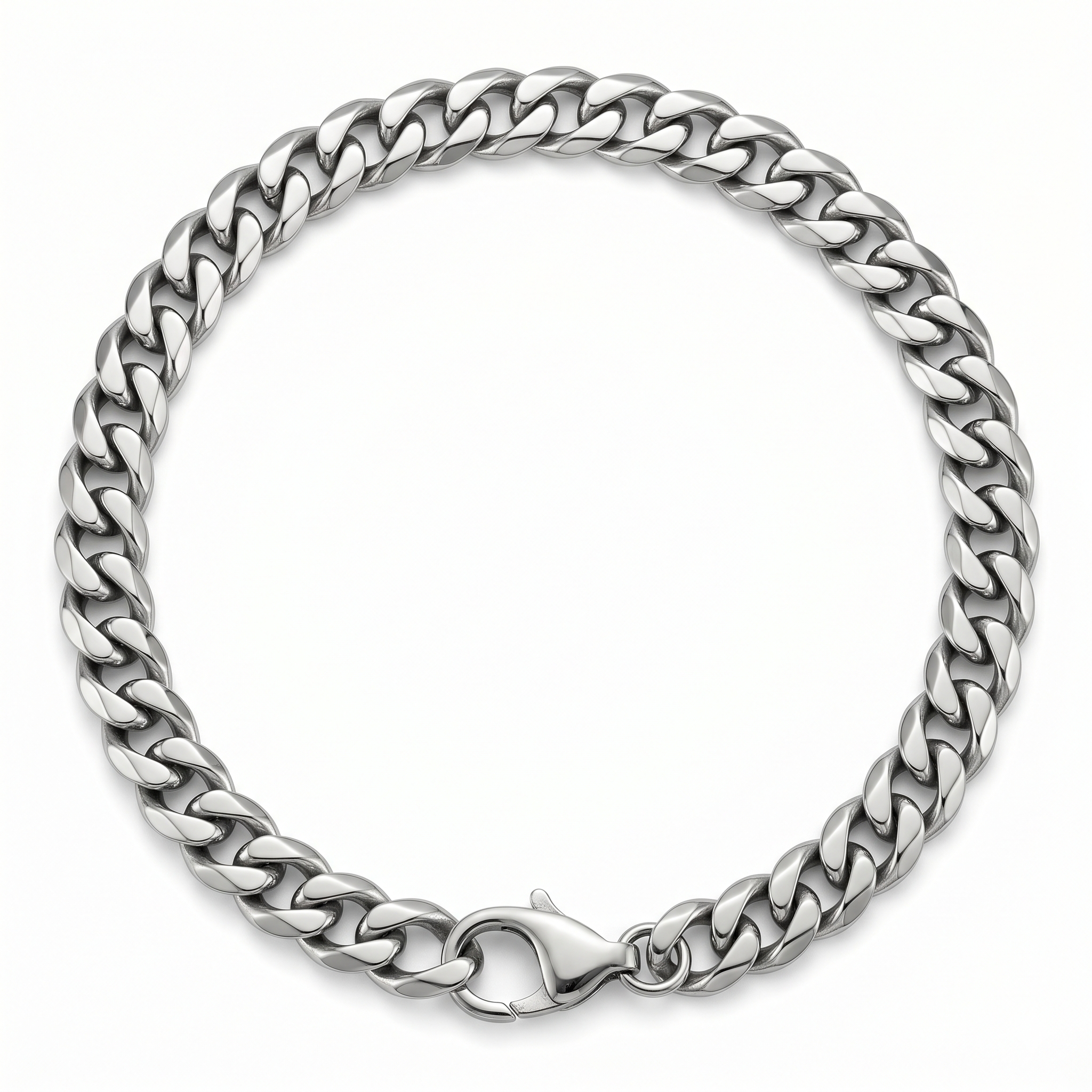 The Piccadilly Stainless Steel Curb Chain